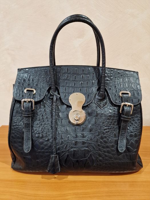 Чанта естествена телешка кожа