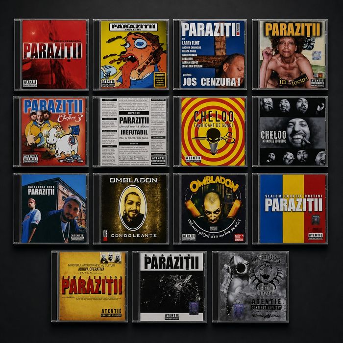 Paraziții – CD Ediție Fan | Rap Românesc