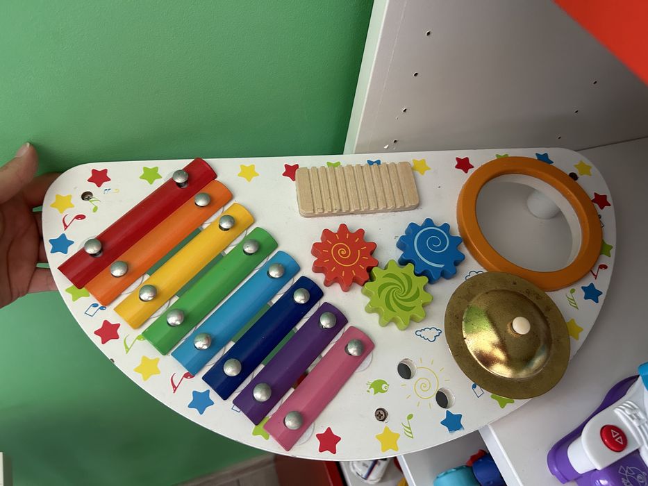 Детски музикални играчки, колело за бутане, тротинетка