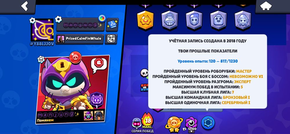Продам аккаунт Браул Старс