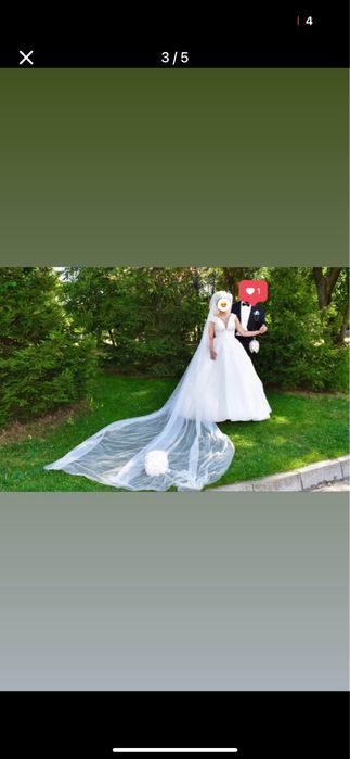 булчинска рокля с 4 метра боал