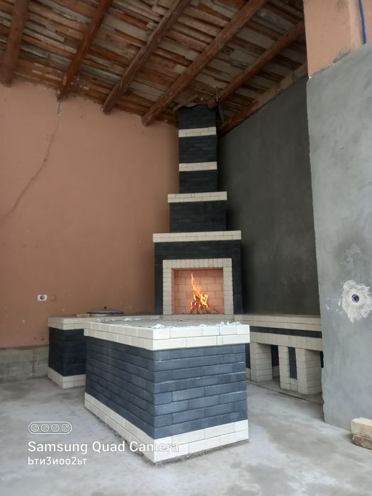 Летняя кухня, помпейский печ и печ отопительный