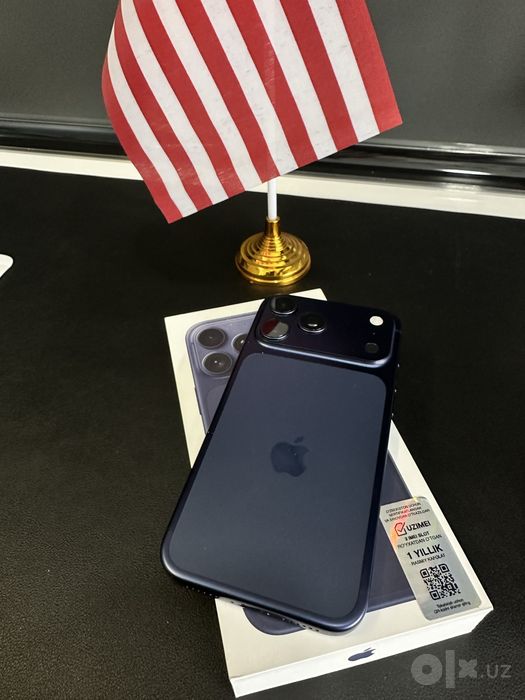 Продам iPhone 17 pro max 256g bat 100% sim+ysm 184 sk 1280$