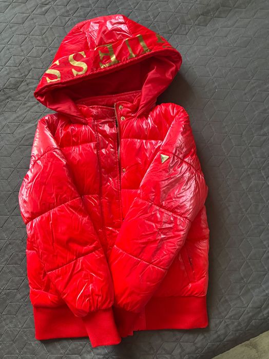 Детско зимно яке Guess червено