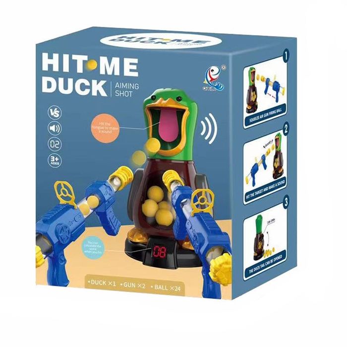 Мишена Пате и две пушки с топки