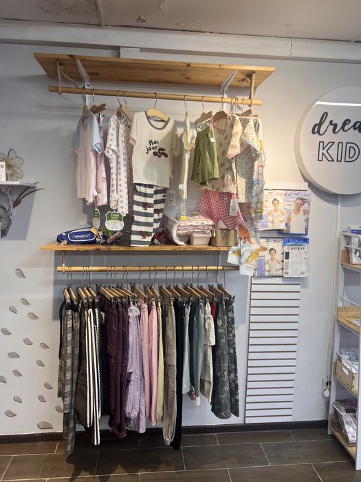 Полка настенная - рейл для одежды