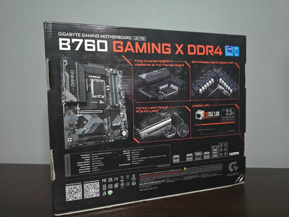 Placa de baza Gigabyte B760 GAMING X DDR4, Socket 1700