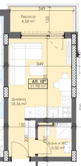 Пред Акт 16! Едностаен,41 кв.м.,гр. Пловдив,кв. Тракия