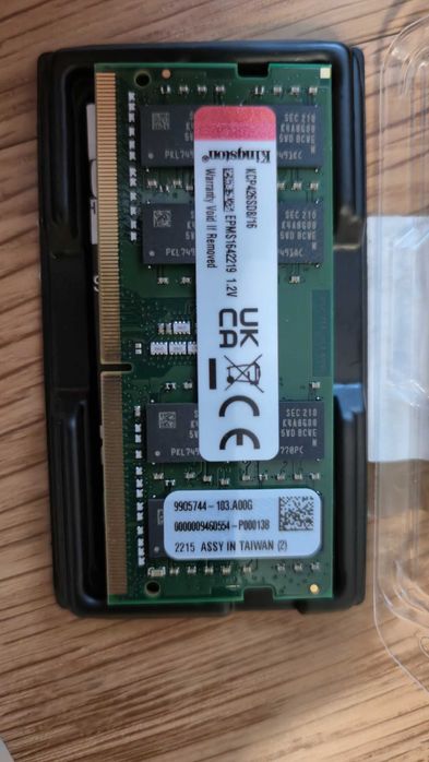Memorie KINGSTON RAM DDR4 16gb de laptop noua nefolosita