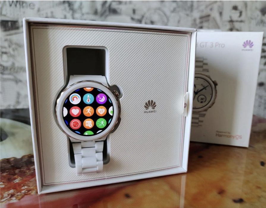 Срочно продам женские Huawei Watch GT 3 Pro (керамика)