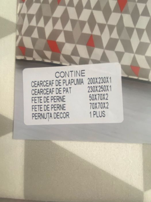 Lenjerie 6 piese king size