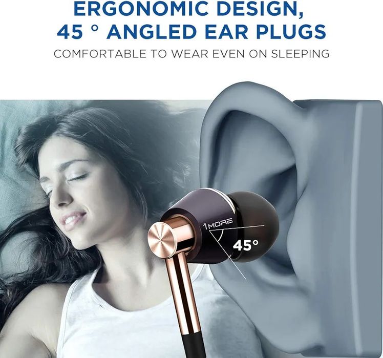 1MORE Triple Driver in-Ear Earphones Hi-Res Headphones