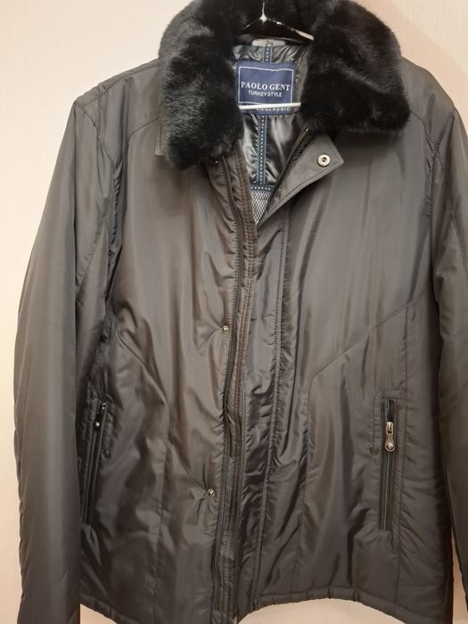 Куртка чёрная осенняя