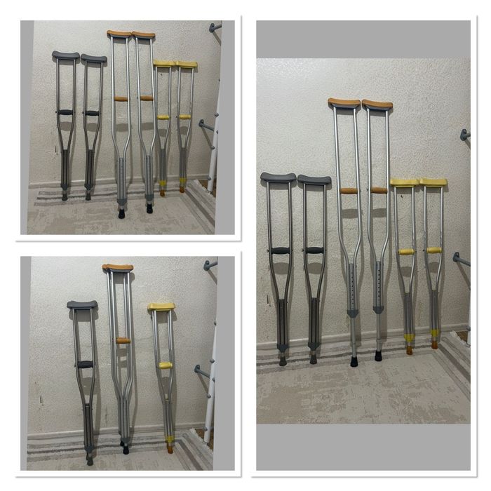 Костыли подмышечные металлические