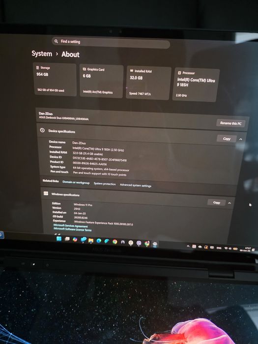 Asus Zenbook Duo UX8406 Ultra 9