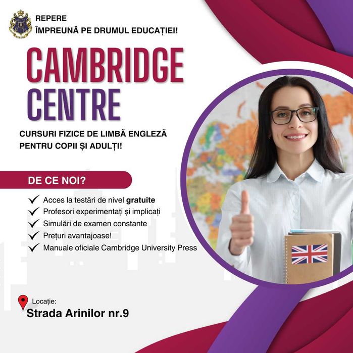 Cursuri de limba engleza-Cambridge