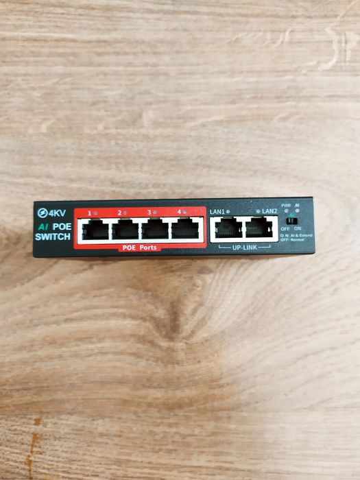 Коммутатор РоЕ 4+2, 8+2.