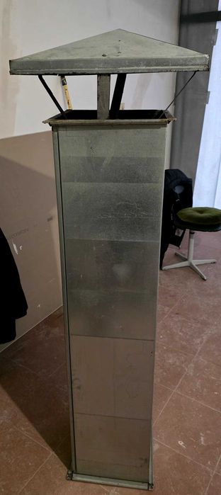 Въздуховод с шапка от неръждаема ламарина