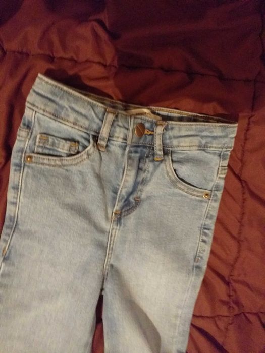 Blugi slim fetite 122 Rezerved albastru nou fara eticheta