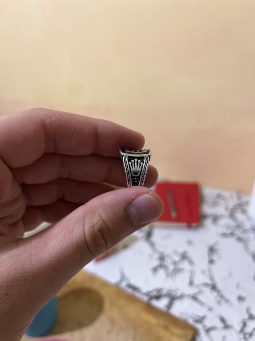 печатка кольцо серебро