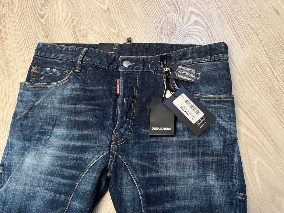 Dsquared2 blugi Tidy Biker Jean 52 italy, sau XL, retail 625 euro