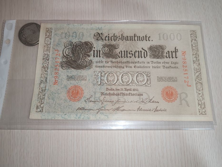 Банкнота и монета Германии старые