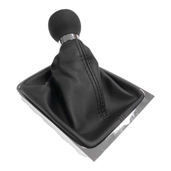 Топка за скоростен лост с маншон Passat B6 06-12 6 скорост черен конец