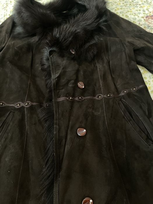 Тоскано мех Нарутальная дубленка