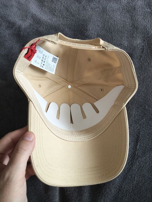 Hugo Jude șapcă unisex bej cu logo brodat marime OS noua originala