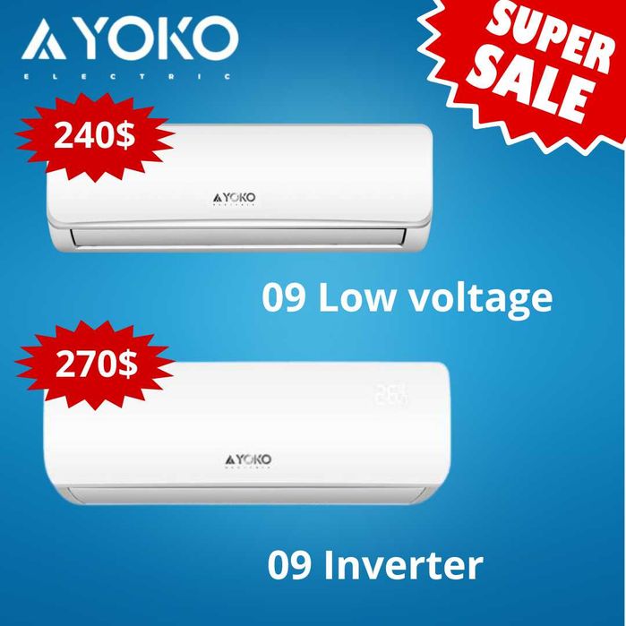 Кондиционер YOKO YKE-09/ACS inverter