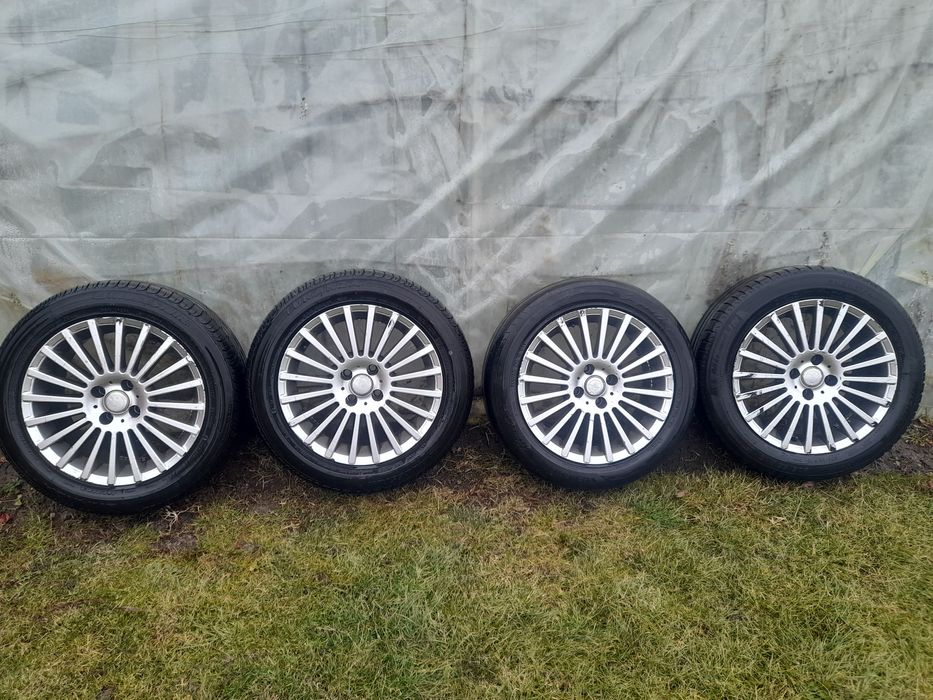 Vând 4 jante din aliaj pentru OPEL cu anvelope