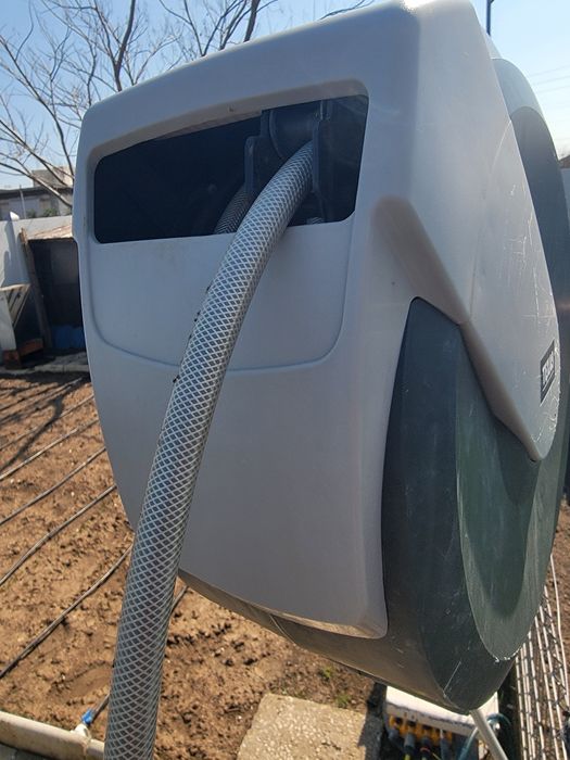 Furtun gradina 25m pe tambur retractabil