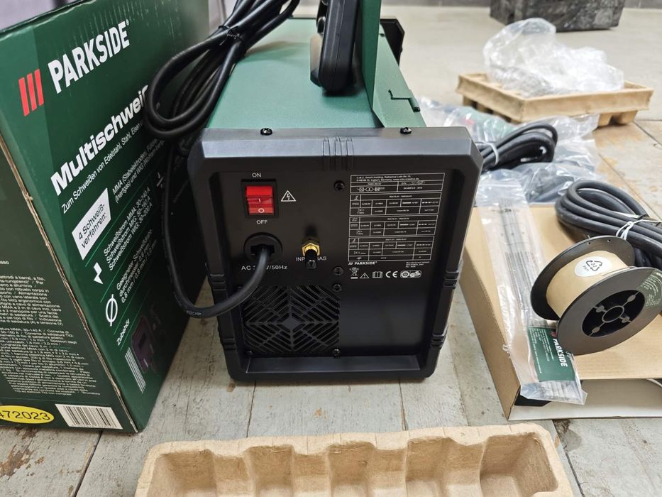 MIG MAG TIG 200A Parkside PMSG 200 A2 комбиниран телоподаващ апарат