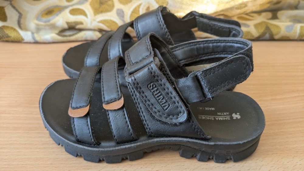 Sandale negre băiat, mărime 32