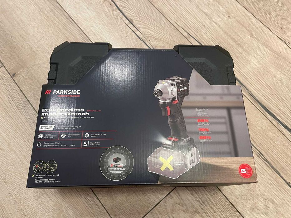 Masina de insurubat de impact PARKSIDE PERFORMANCE PDSSAP 20-Li D3