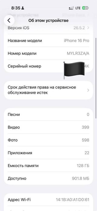 Продаётся Iphone 16 pro