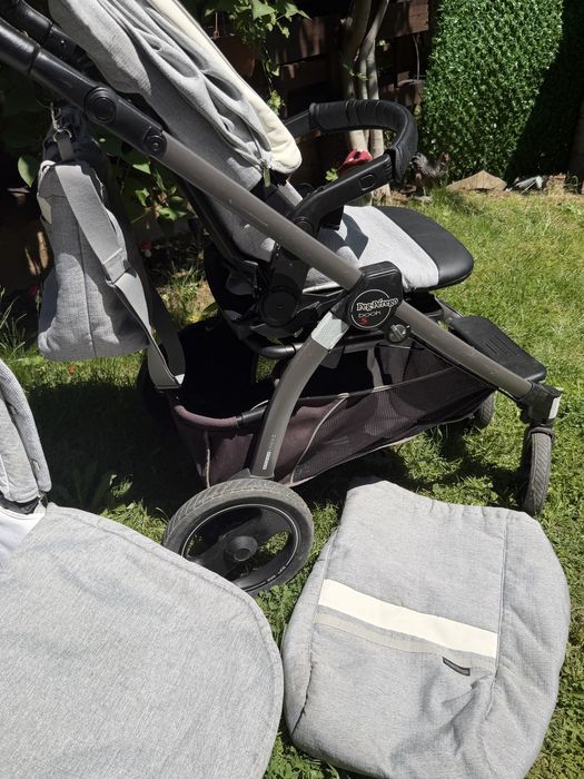 Продавам количка Peg Perego Book S 2в1 – кош за новородено + седалка