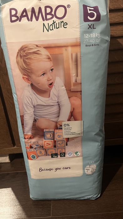 Scutece Bamboo Nature nr 5