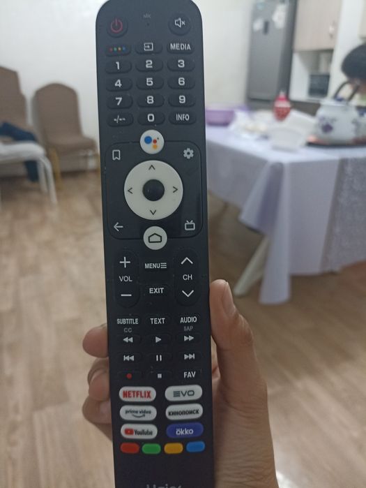 Телевизор Haier с оригинальным пультом