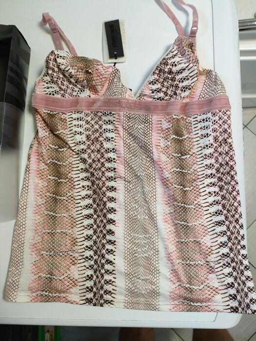 bluza bluziță Just Cavalli originala Italia roz Roberto  C. top