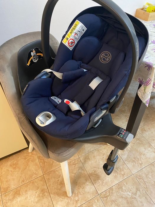 Scoică Cybex cloud Z platinum + bază isofix