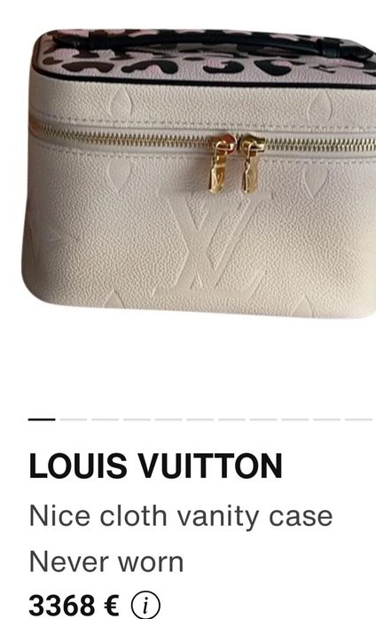 Louis vuitton vanity bag,LIMITED EDITION