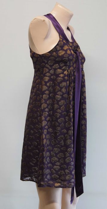 Rochie matase si lurex S'nob By Sans Noblesse marimea XS