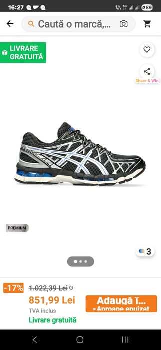 Asics,barbati,mar.43,5,NOI,in cutie