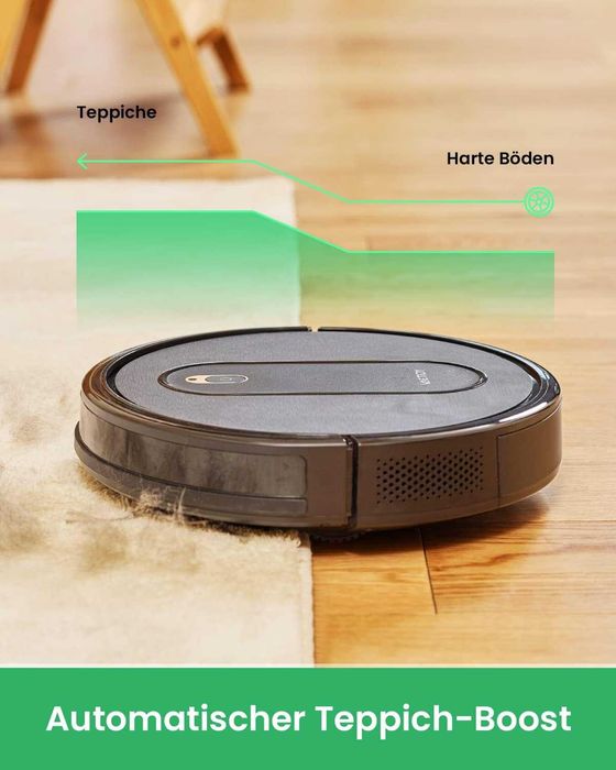 Роботизирана прахосмукачка Vactidy T6, тънка, тиха, WiFi//Alexa/Siri