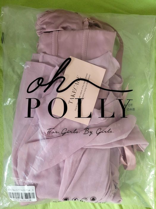 Rochie roz pudra Oh Polly