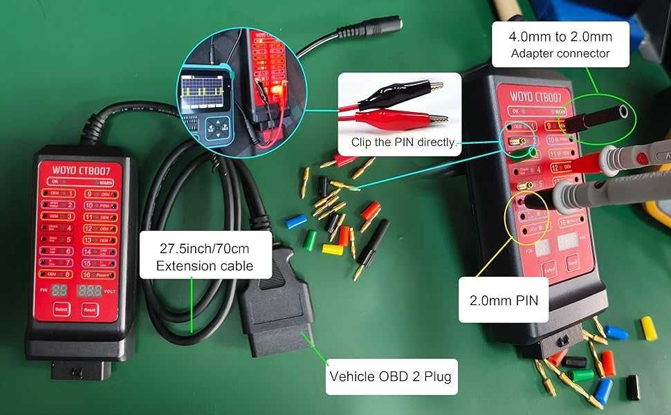 CAN OBD Тестер 12V 24V Breakout Box