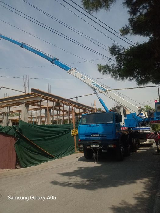 Avtokran xizmati 32 tonna Автокран хизмати 16-32