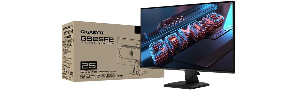 Gigabyte - 25" GS25F2-EK IPS, 200hz, 1mc, FHD (1920x1080), HDMI, DP