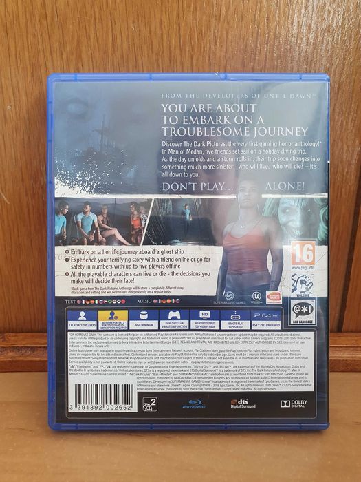 The Dark Pictures Anthology: Man of Medan (PS4/PS5)